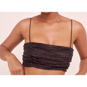 For Love & Lemons x Victoria’s Secret All That Glitters Crop Top – XS